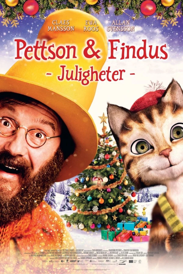 Pettson Findus - Juligheter Plakat