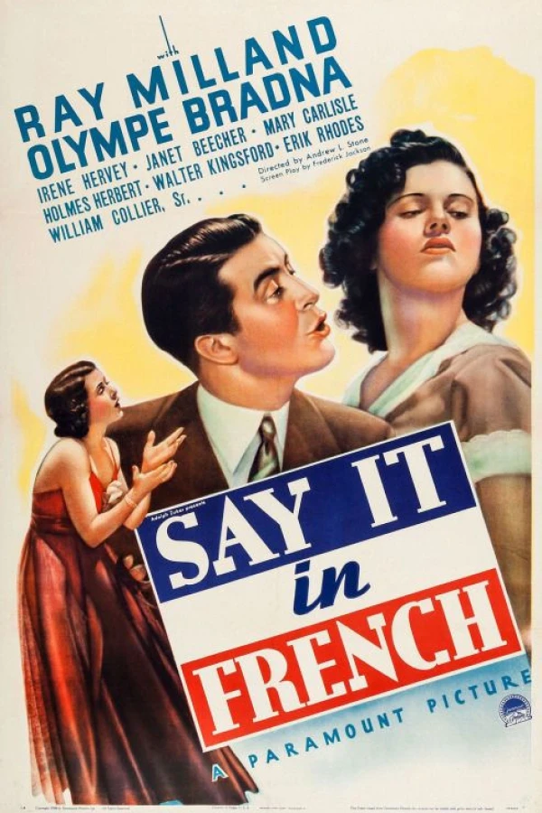 Say It in French Plakat