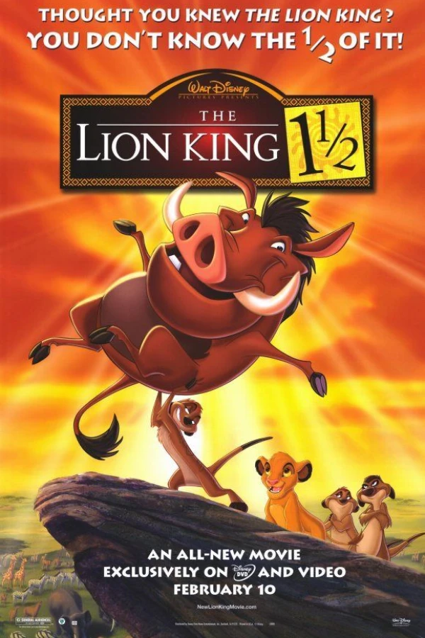 Løvenes konge 3 - Hakuna matata Plakat