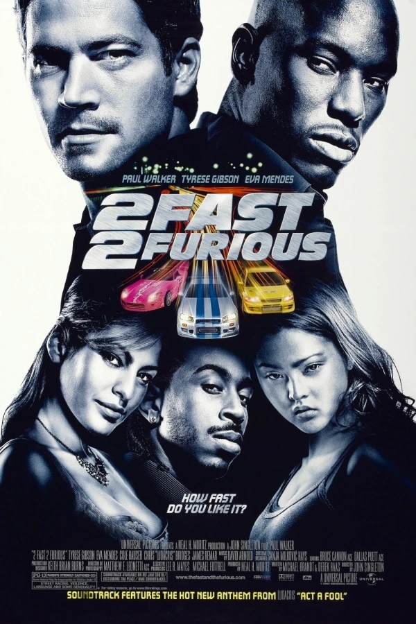 2 Fast 2 Furious Plakat