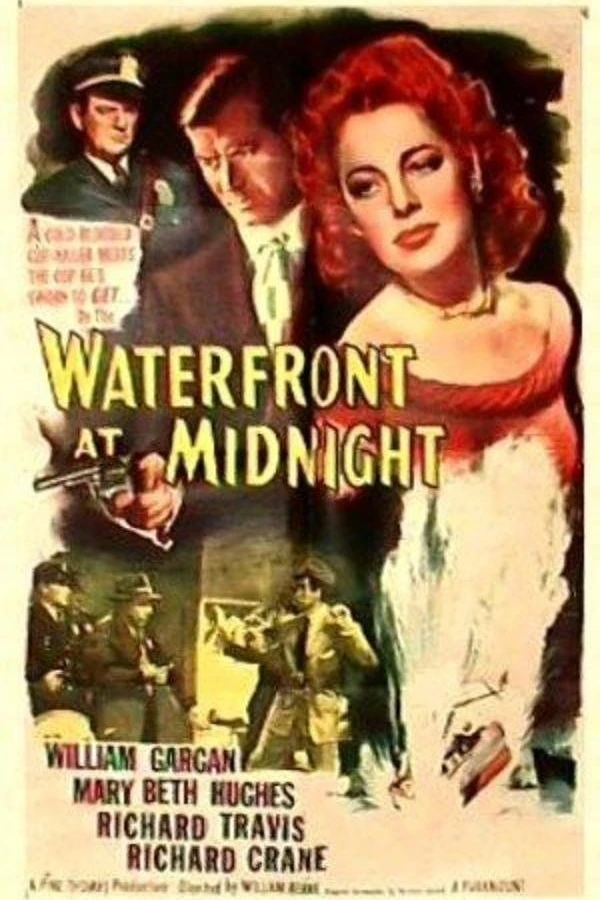 Waterfront at Midnight Plakat