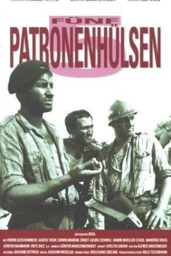 Fünf Patronenhülsen Plakat