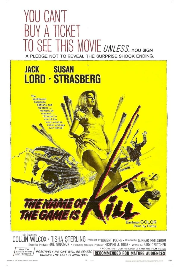 The Name of the Game Is Kill! Plakat