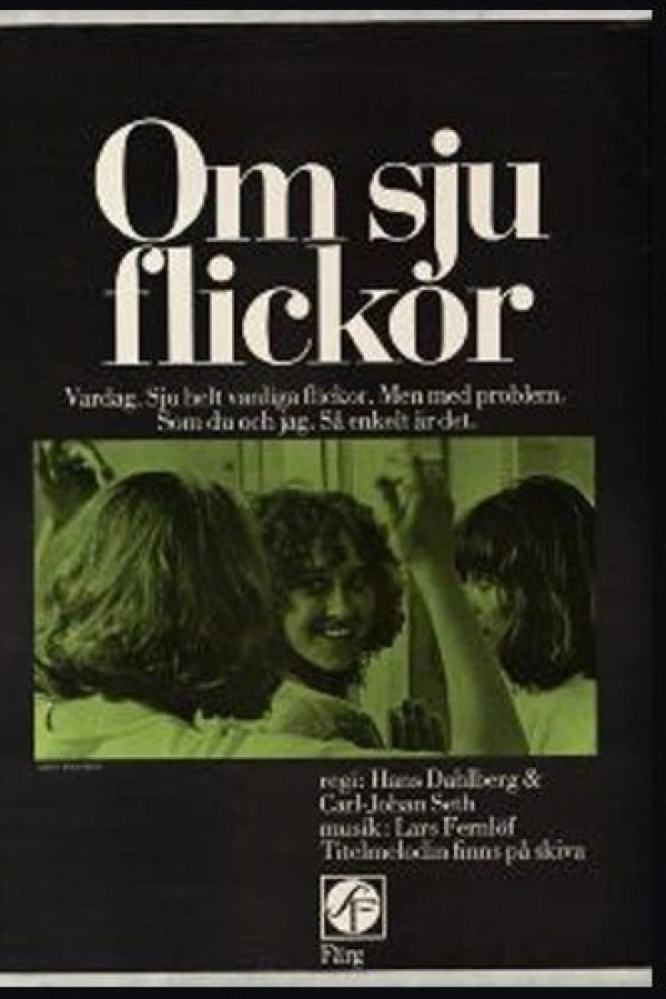 Om 7 flickor Plakat