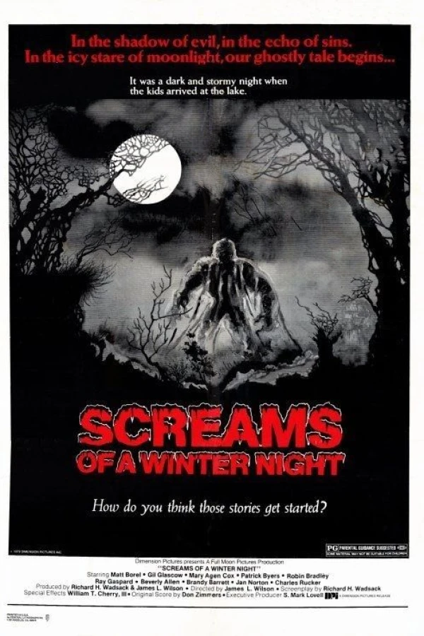 Screams of a Winter Night Plakat