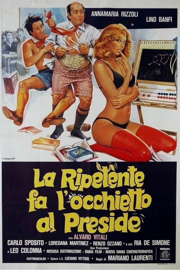 La ripetente fa l'occhietto al preside Plakat