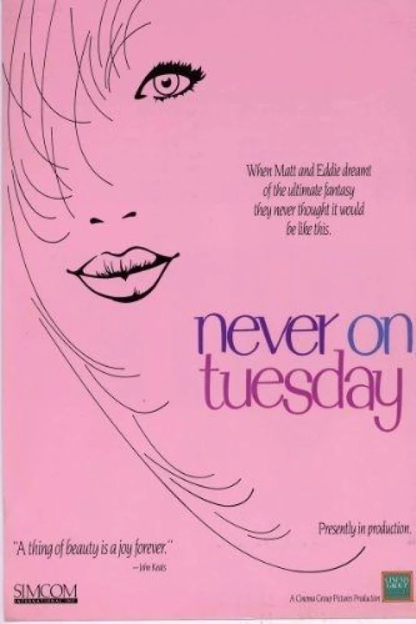 Never on Tuesday Plakat