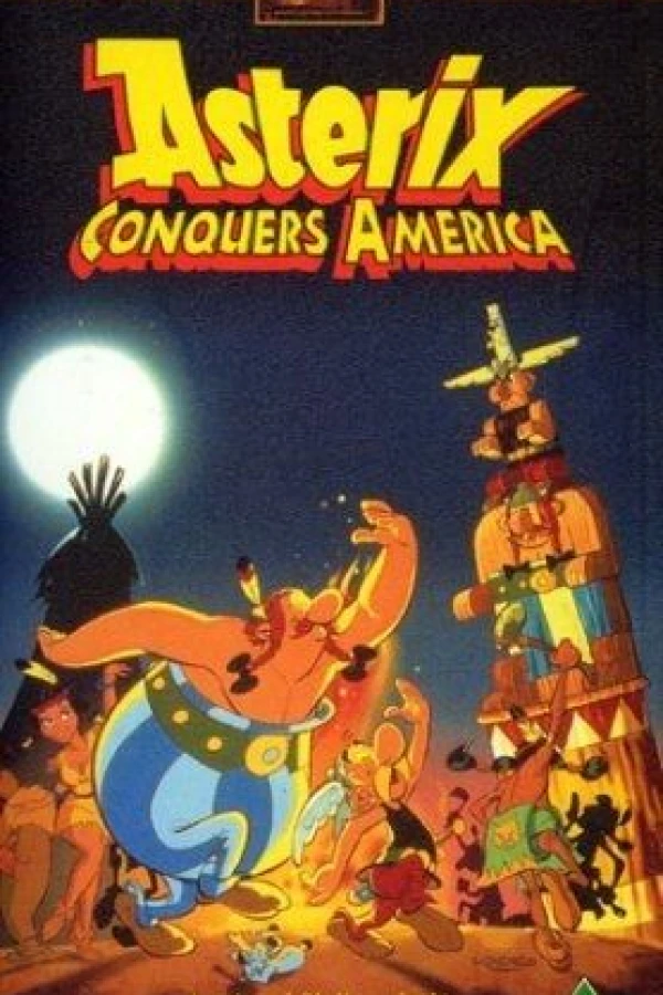 Asterix i Amerika Plakat