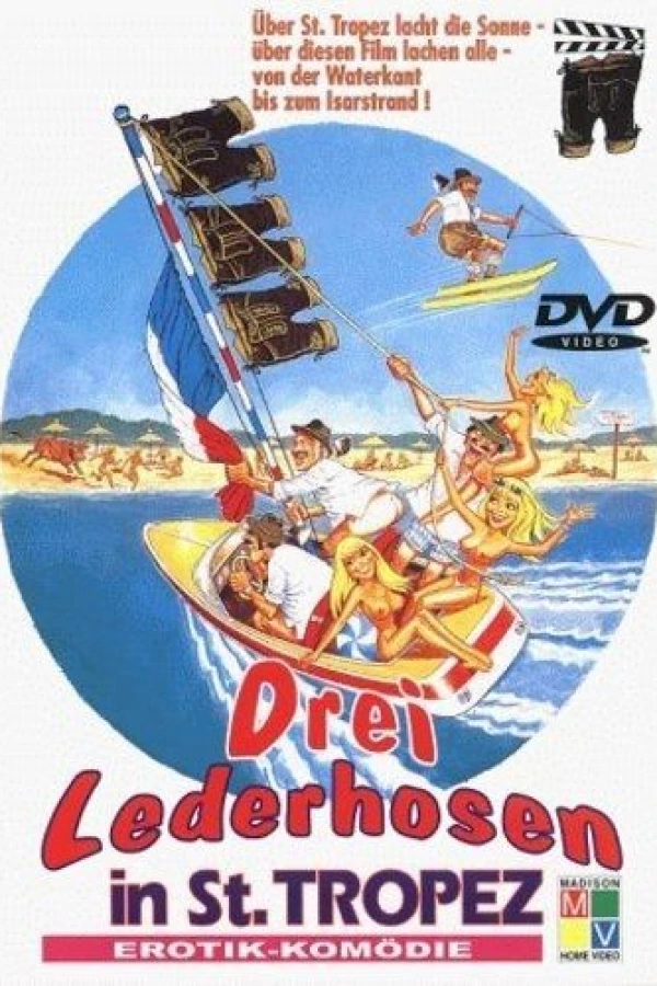 Drei Lederhosen in St. Tropez Plakat