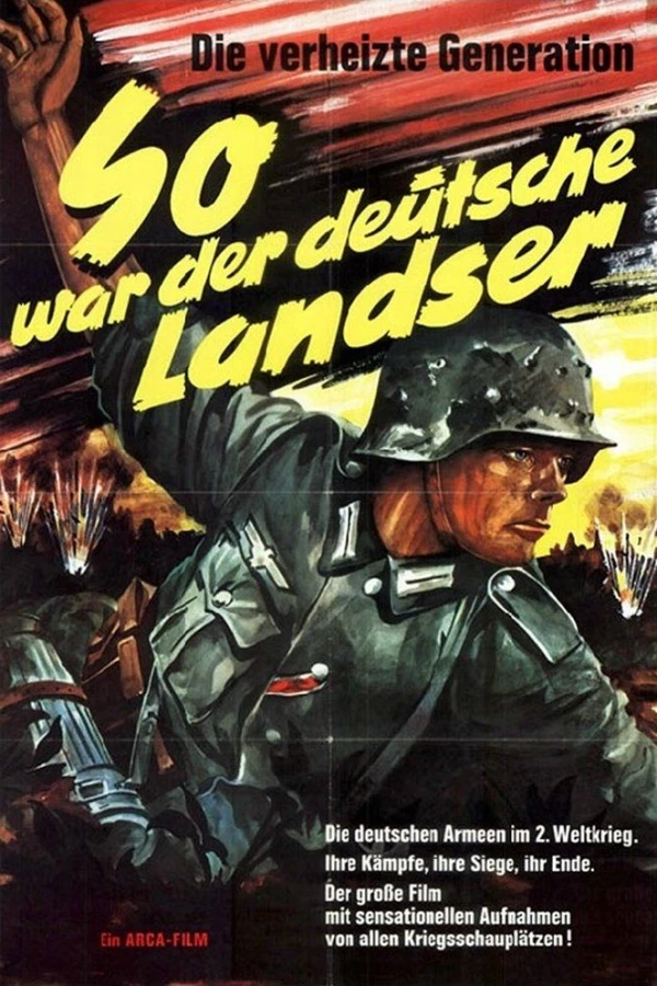 So war der deutsche Landser Plakat