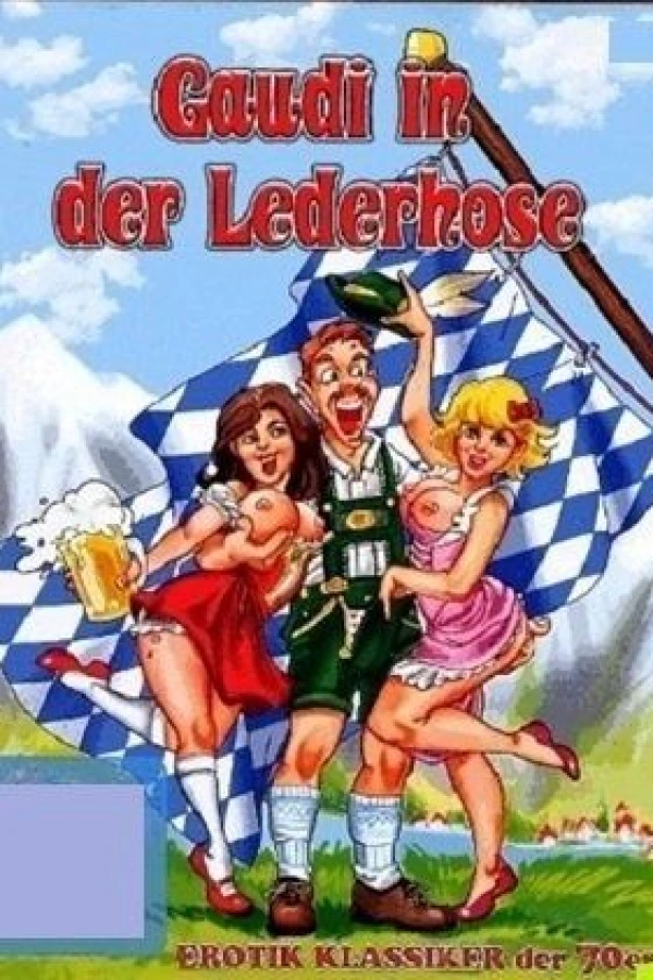 Gaudi in der Lederhose Plakat