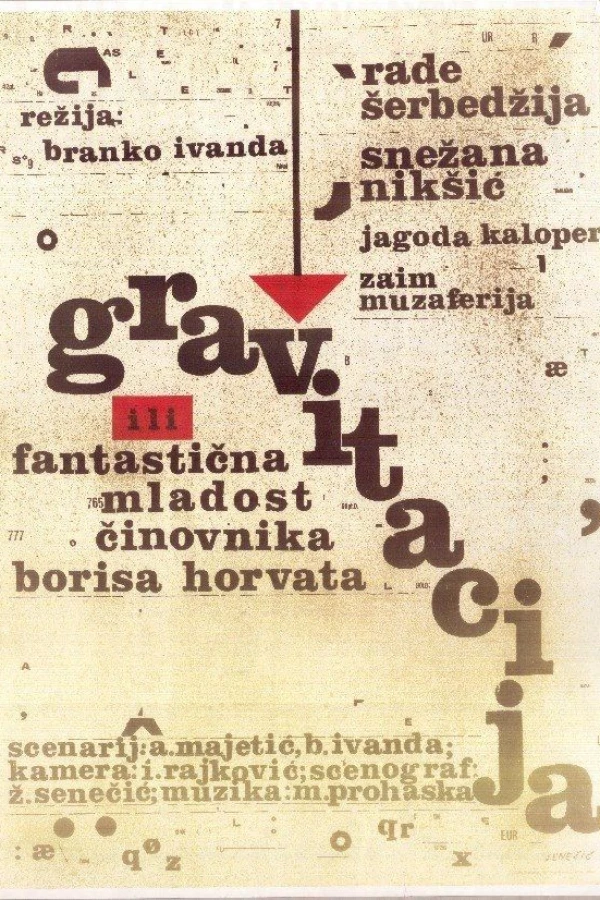 Gravitacija ili fantasticna mladost cinovnika Borisa Horvata Plakat