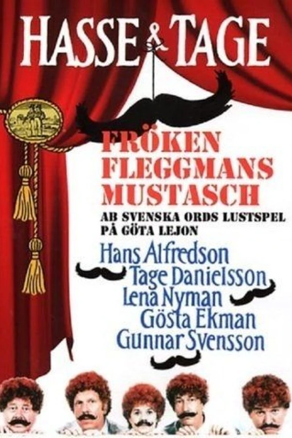 Fröken Fleggmans mustasch Plakat