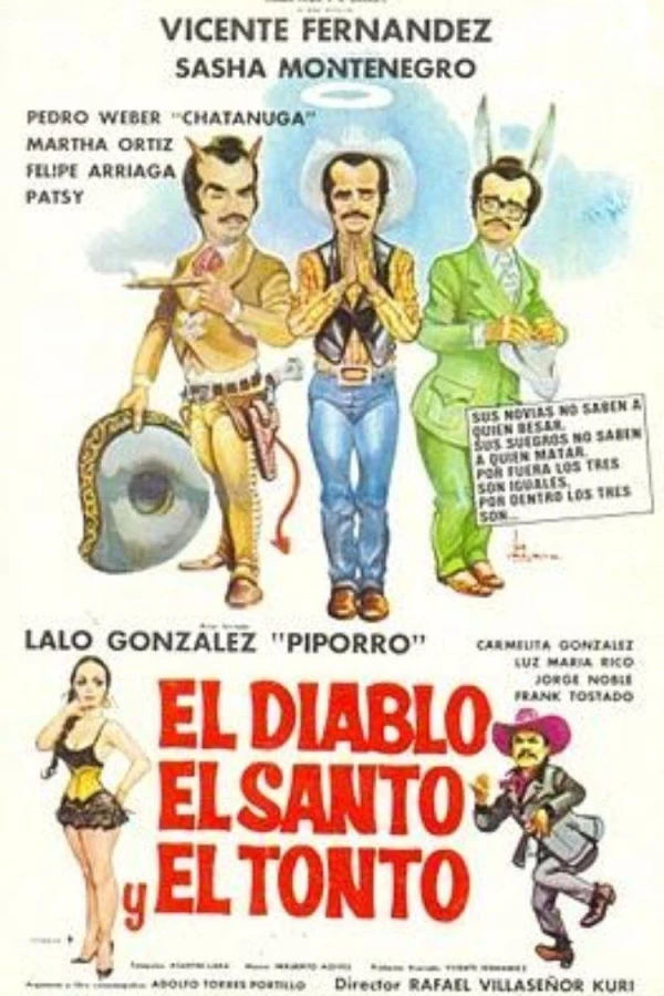 El diablo, el santo y el tonto Plakat