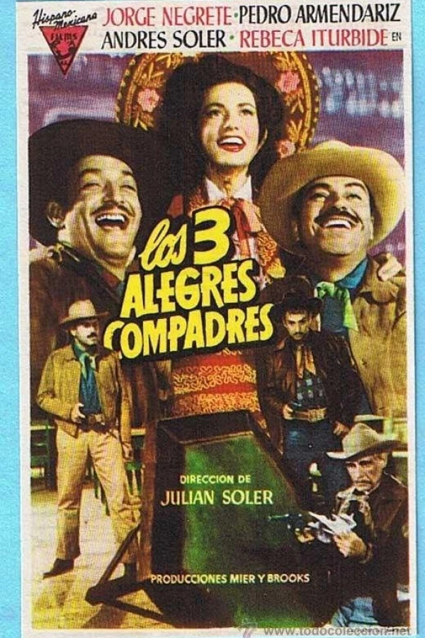 Los tres alegres compadres Plakat