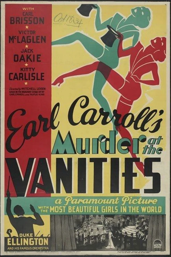 Murder at the Vanities Plakat