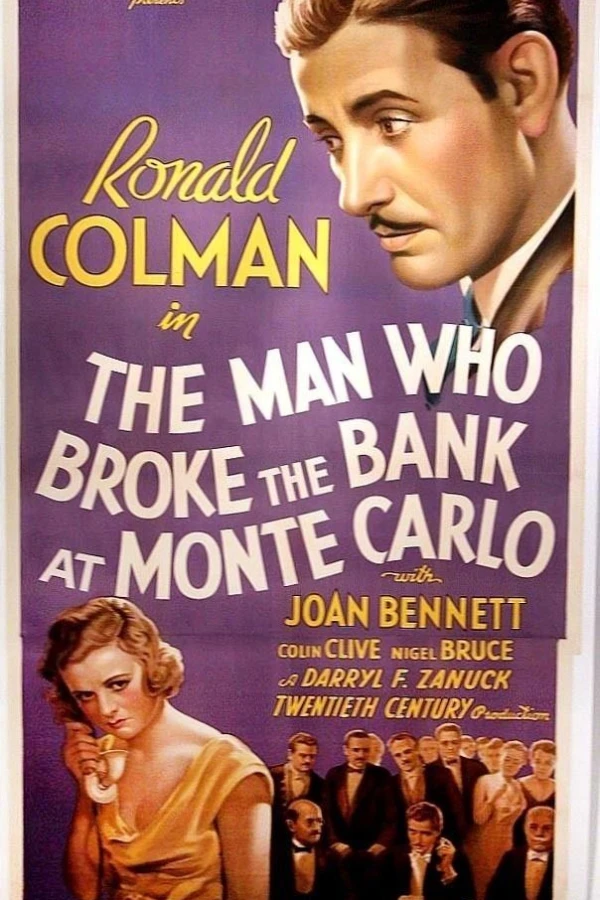 The Man Who Broke the Bank at Monte Carlo Plakat