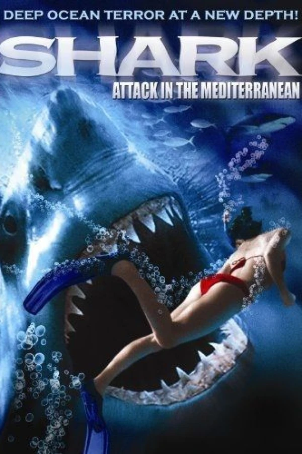 Shark Attack in the Mediterranean Plakat