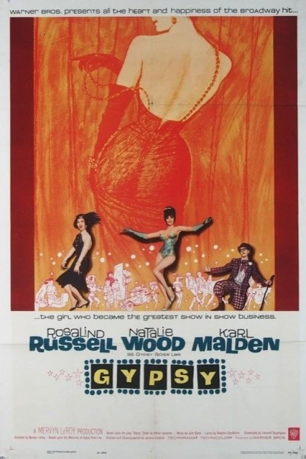 Gypsy - Stripteasedronningen Plakat