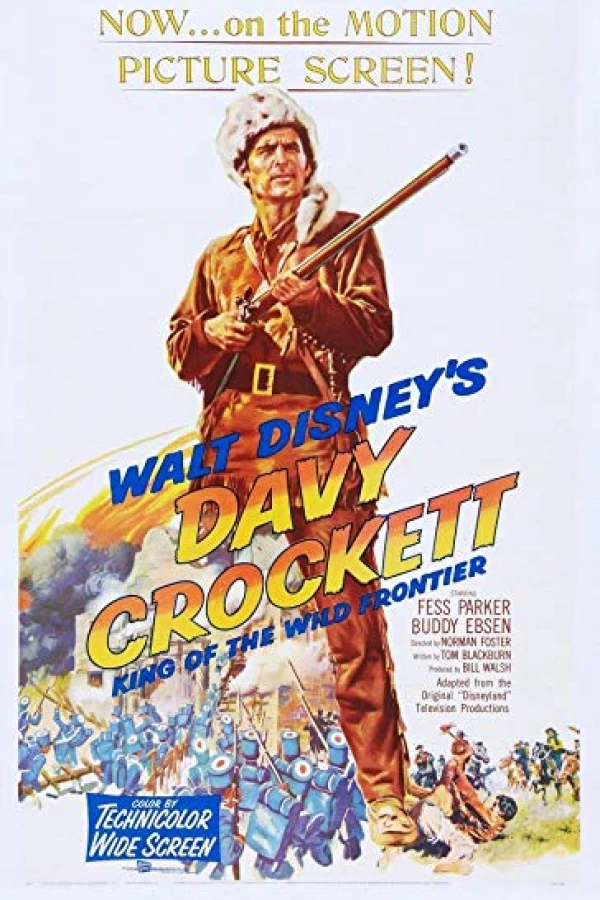 Davy Crockett, villmarkens konge Plakat