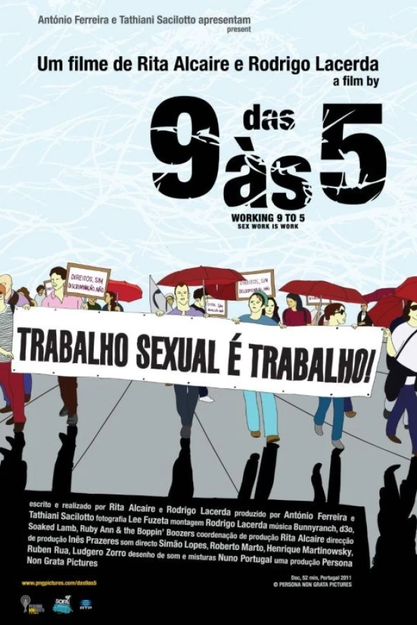 Das 9 às 5 Plakat