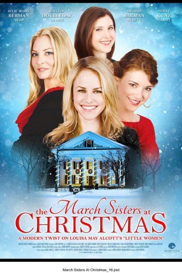 The March Sisters at Christmas Plakat