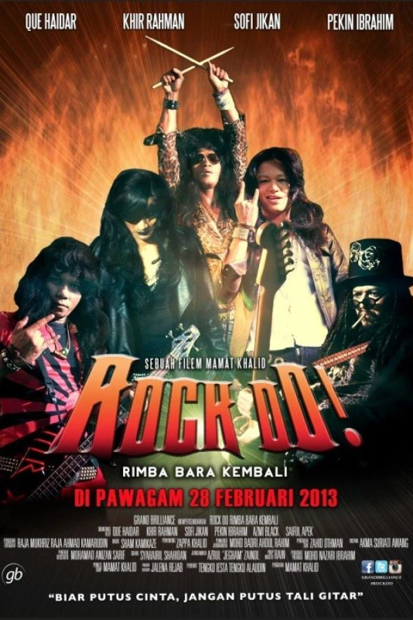 Rock Oo! Rimba bara kembali Plakat