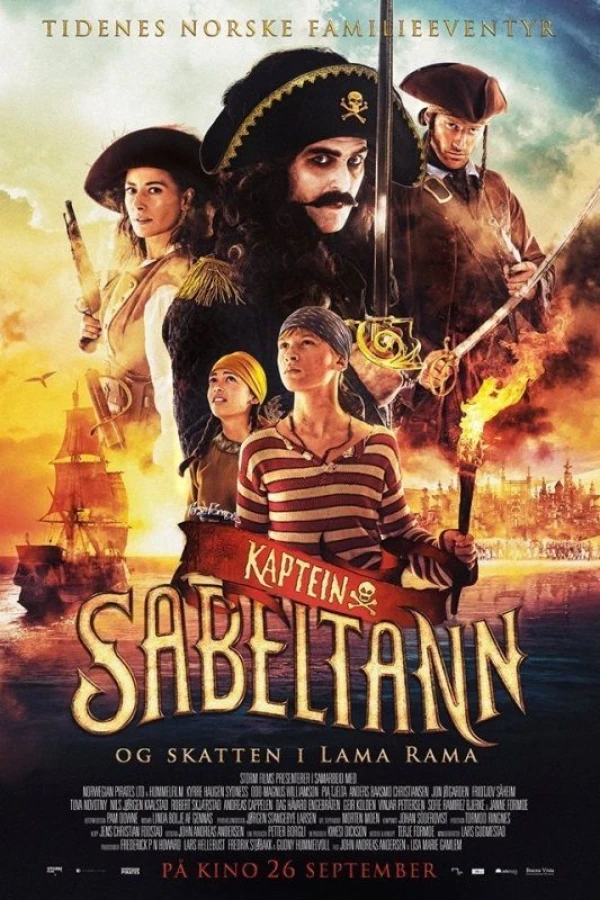 Kaptein Sabeltann og skatten i Lama Rama Plakat