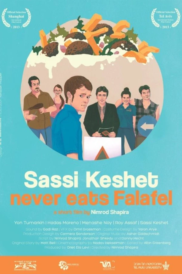 Sassi Keshet Never Eats Falafel Plakat