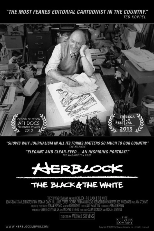 Herblock: The Black the White Plakat