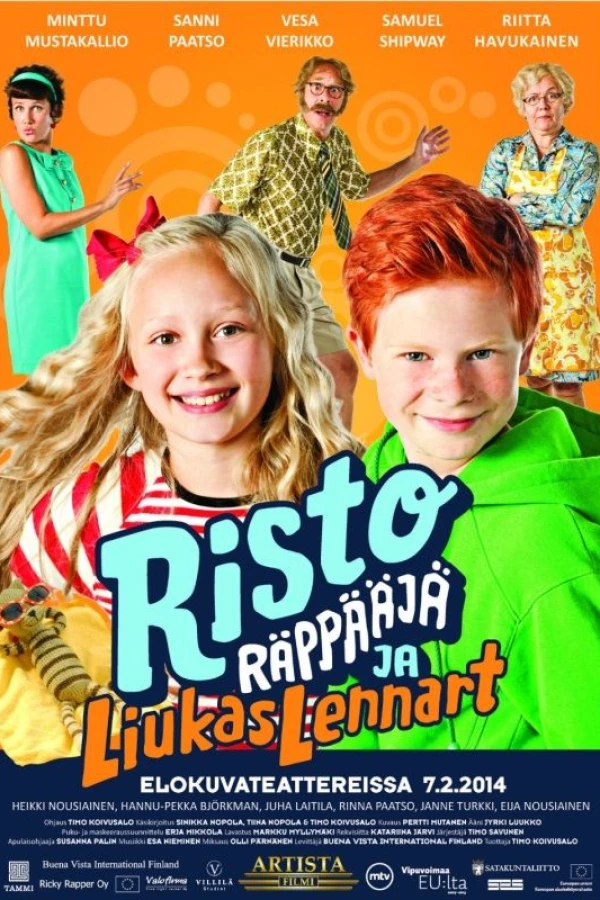 Risto Räppääjä ja liukas Lennart Plakat