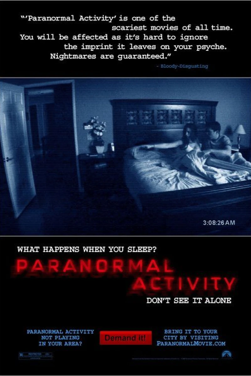 Paranormal Activity Plakat