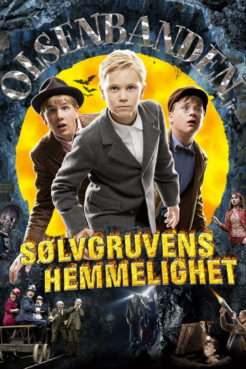 Olsenbanden Jr. Sølvgruvens hemmelighet Plakat