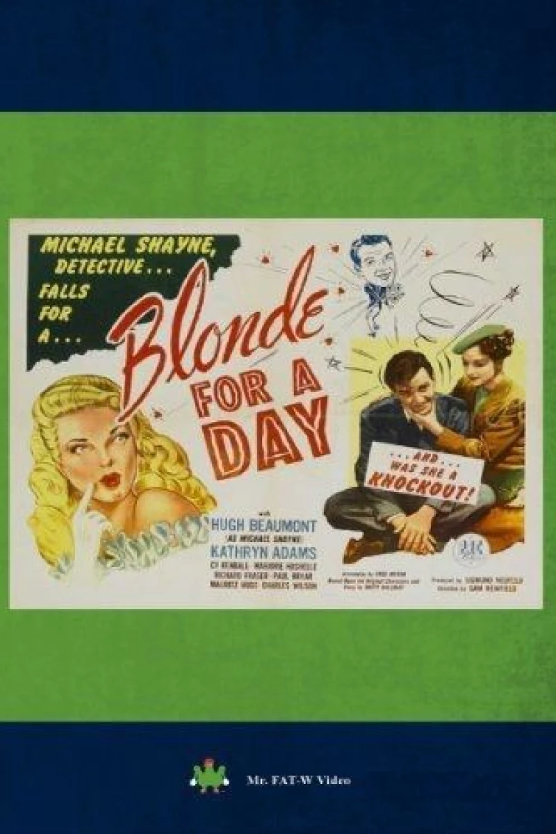 Blonde for a Day Plakat