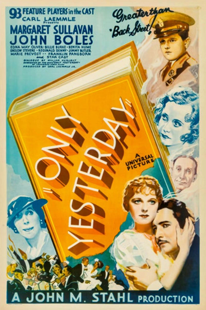 Only Yesterday Plakat