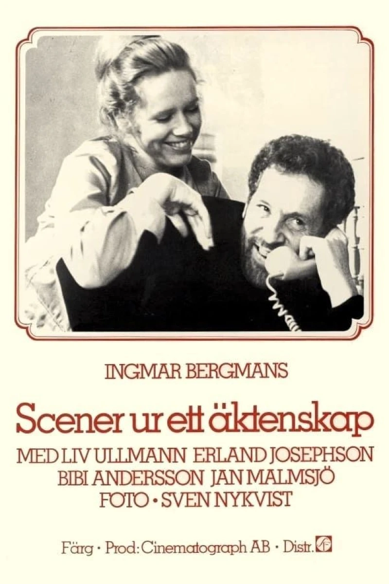 Scener fra et ekteskap Plakat