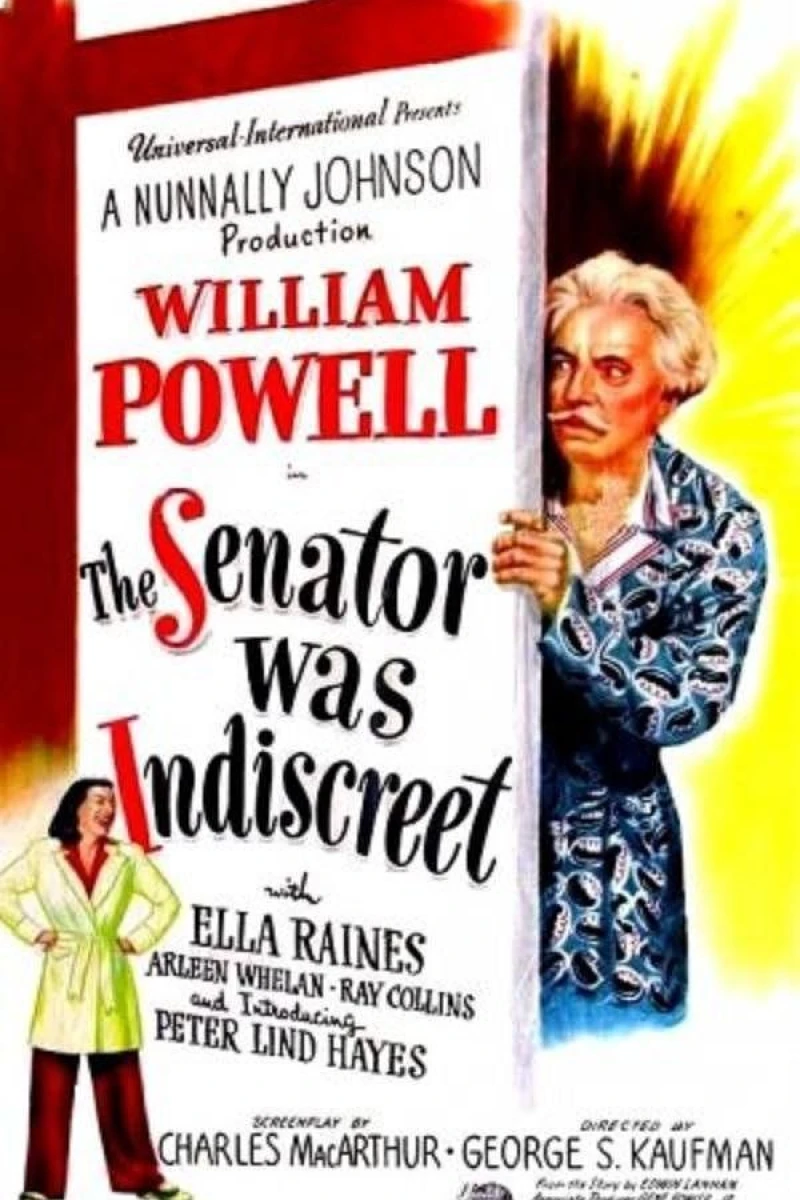 The Senator Was Indiscreet Plakat