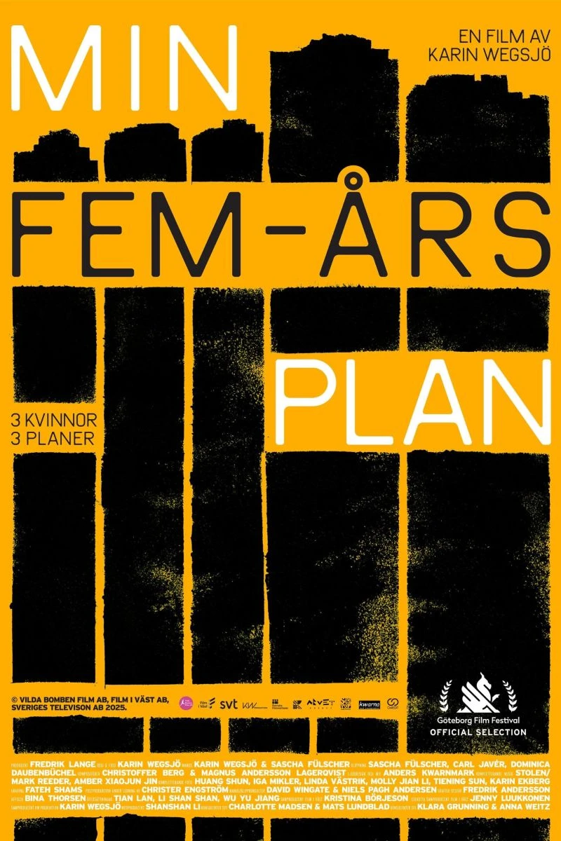 Min fem-års plan Plakat