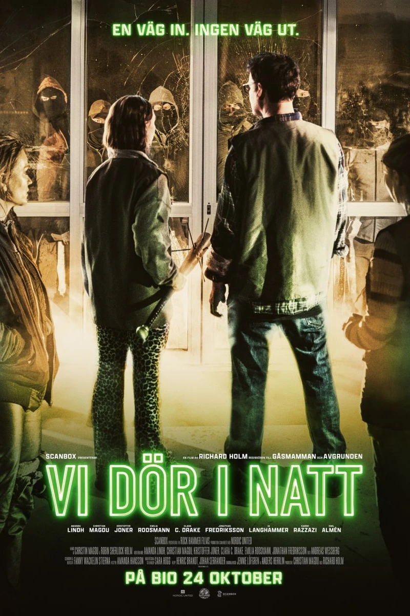 Vi dör i natt Plakat