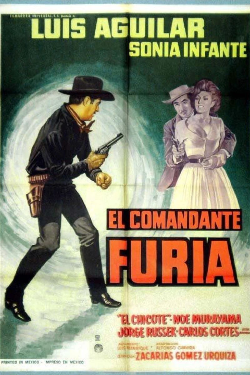 El comandante Furia Plakat