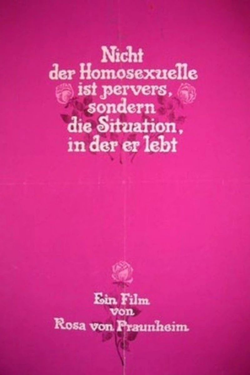 It Is Not the Homosexual Who Is Perverse, But the Society in Which He Lives Plakat