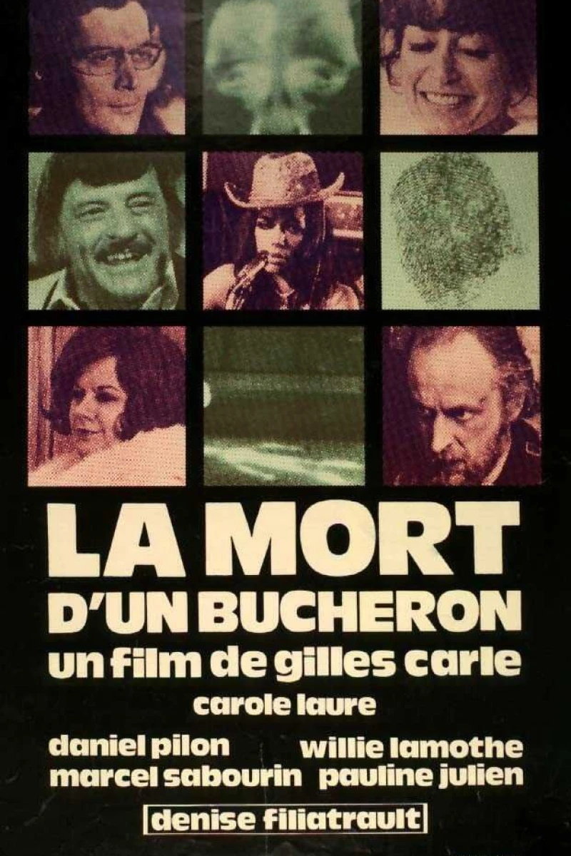 La mort d'un bûcheron Plakat