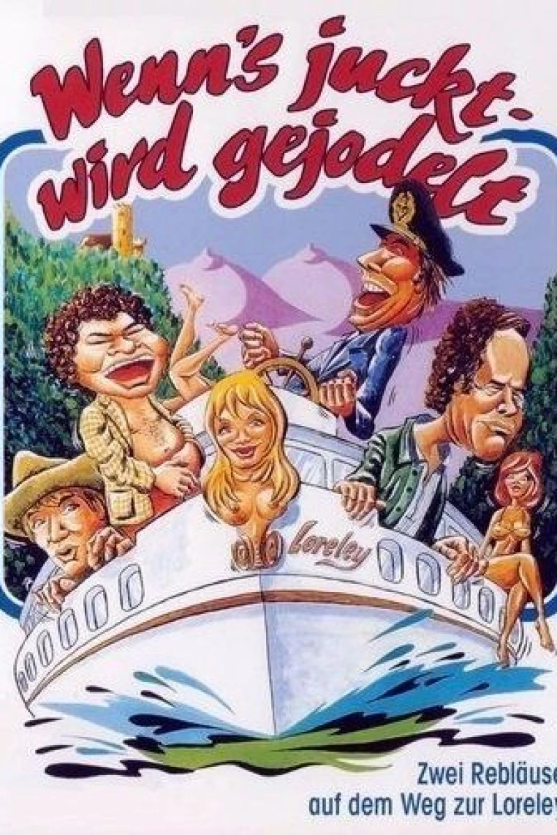 Zwei Rebläuse auf dem Weg zur Loreley Plakat