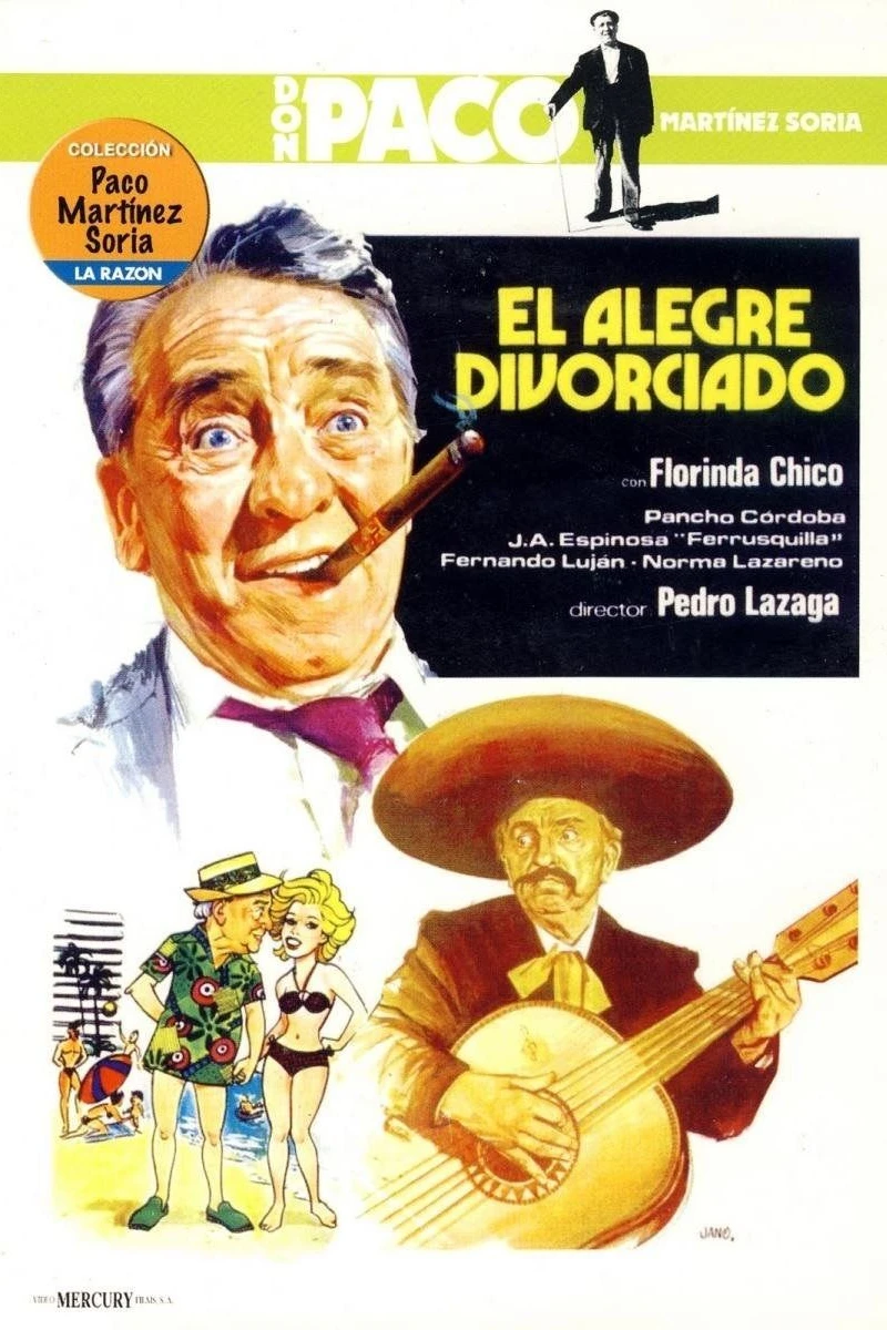 El alegre divorciado Plakat