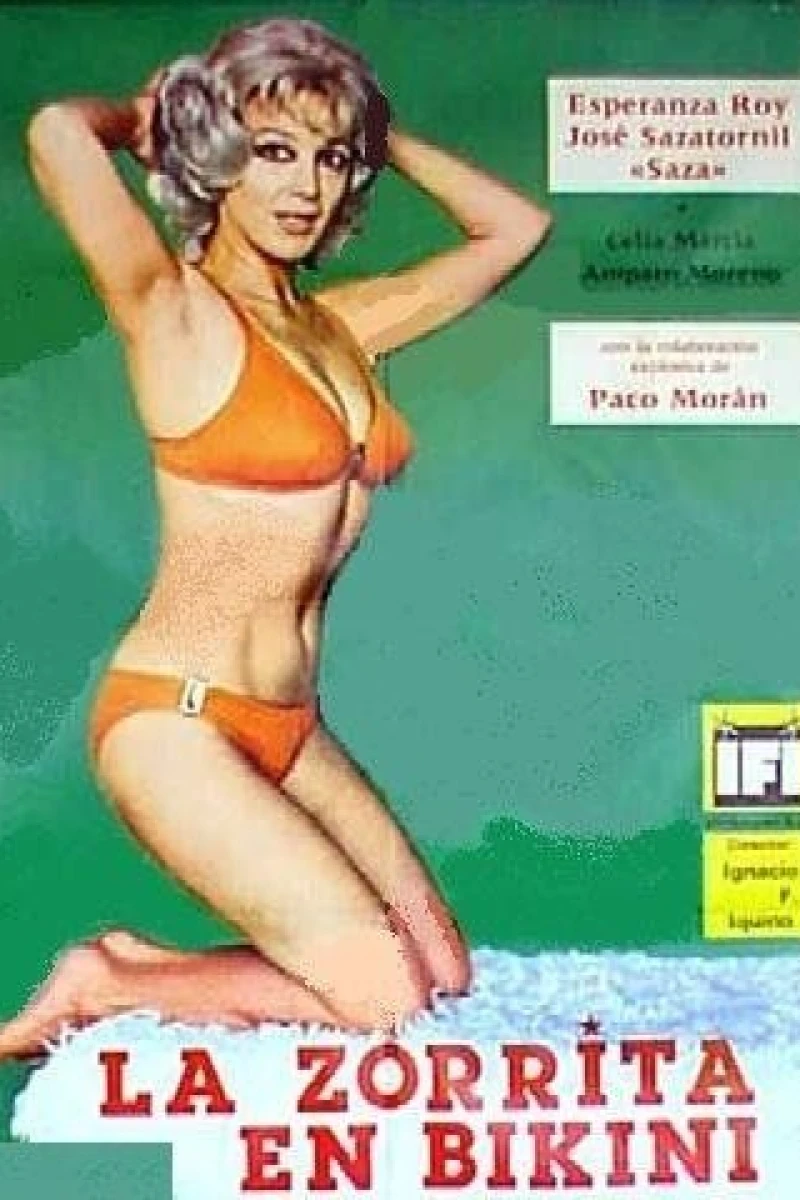 La zorrita en bikini Plakat