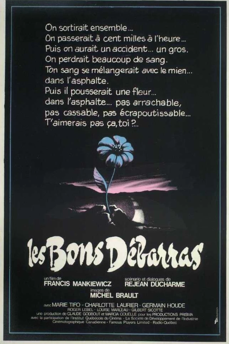 Les bons débarras Plakat