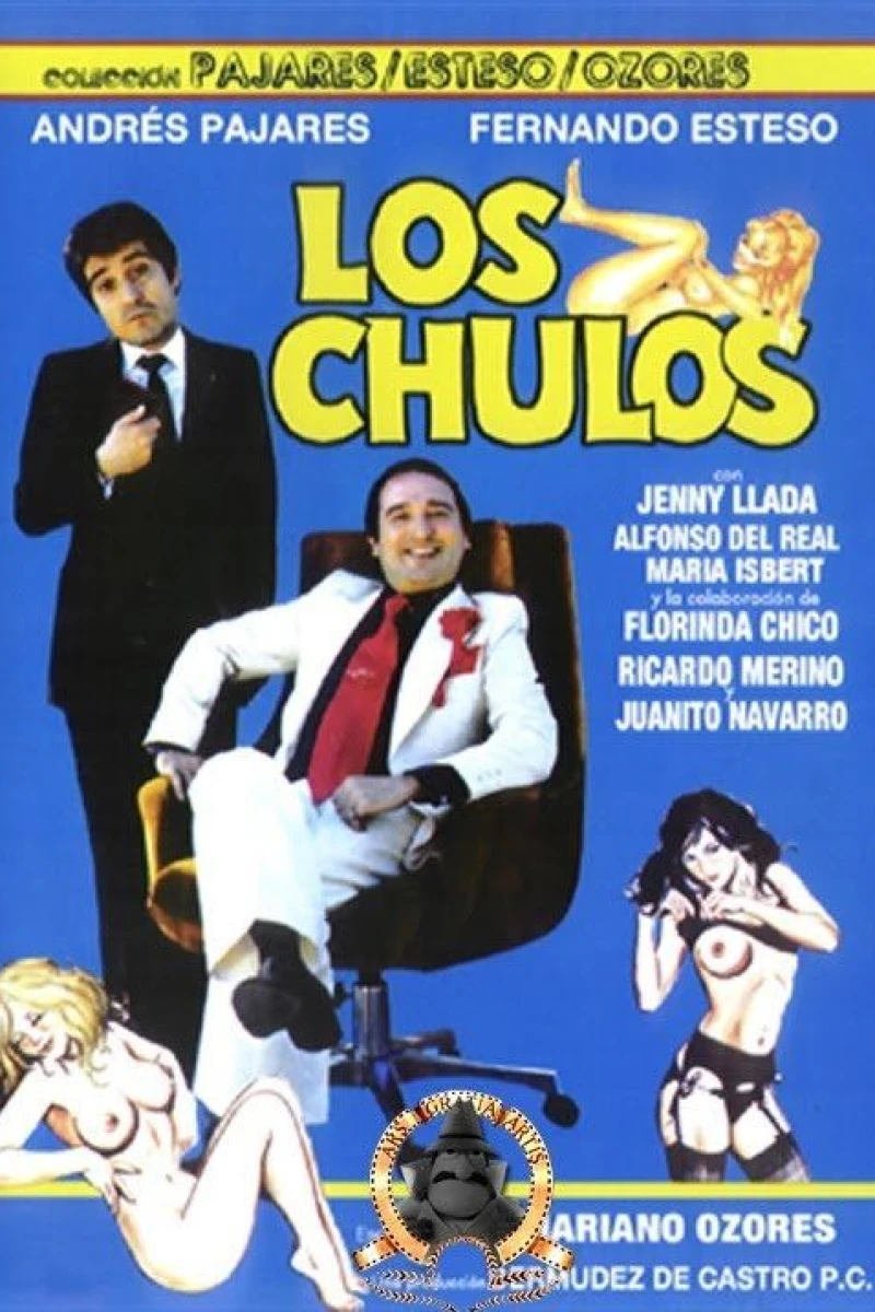 Los chulos Plakat