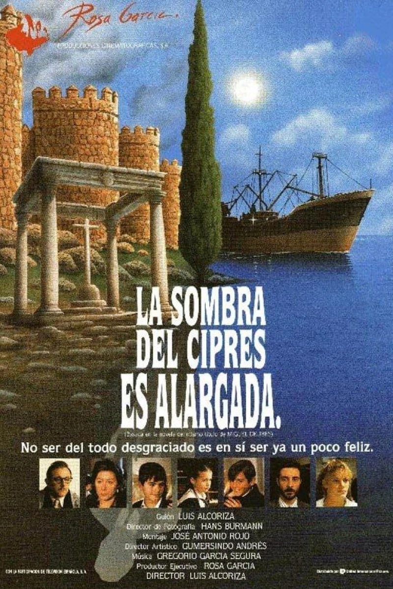 La sombra del ciprés es alargada Plakat