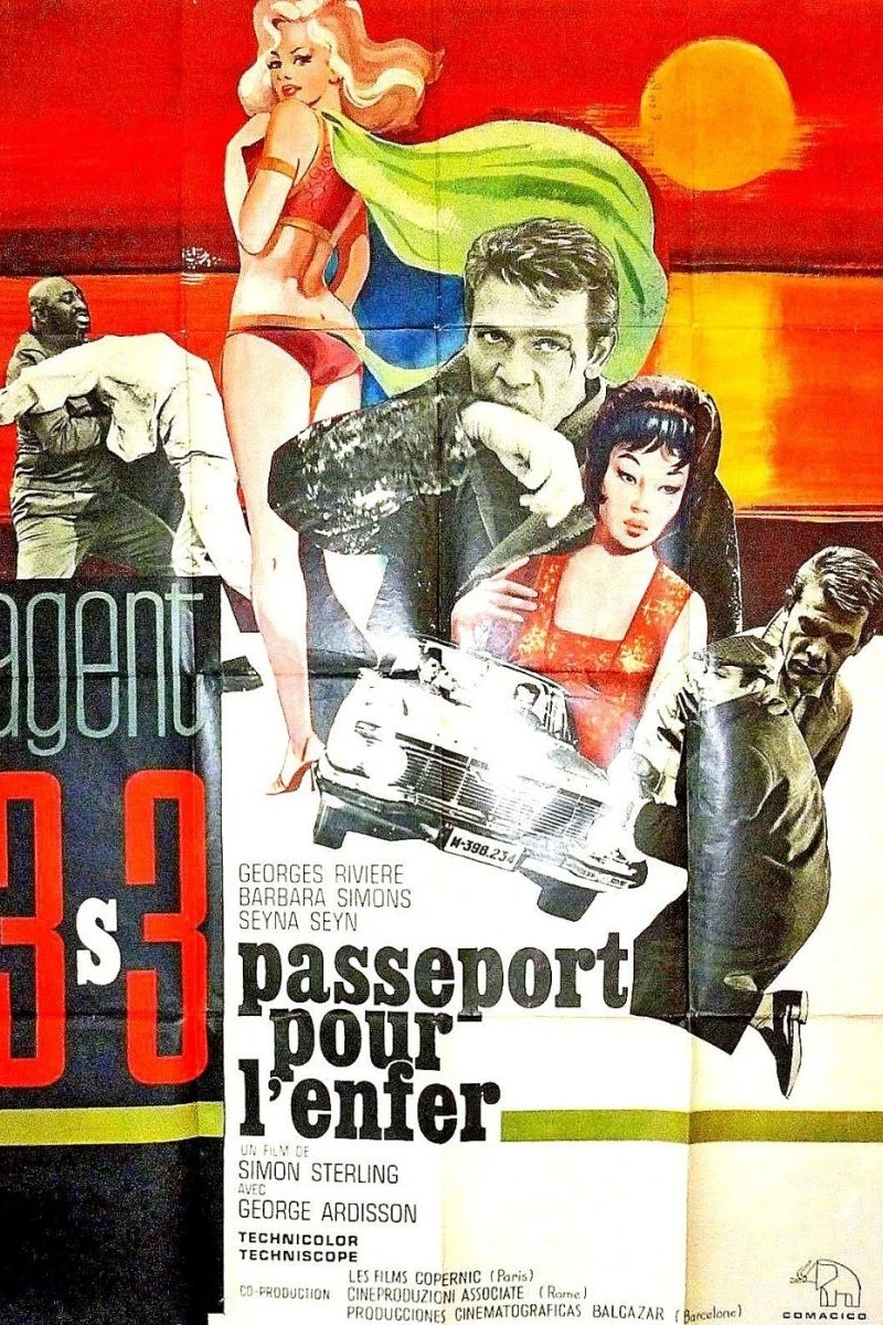 Agent 3S3: Passport to Hell Plakat