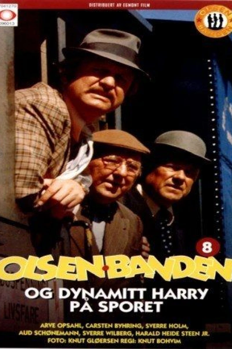 Olsenbanden 8 - Olsenbanden og Dynamitt-Harry på sporet Plakat